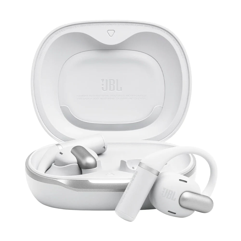 JBL Sense Pro Audífonos Open Ear Bluetooth 6.0 Hi-Res IP54 Blanco