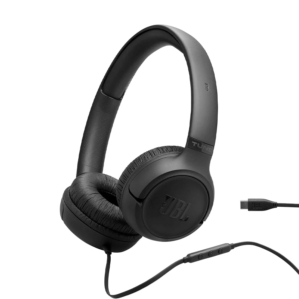 JBL Tune 530C Audífonos USB-C con Micrófono Hi-Res Negro