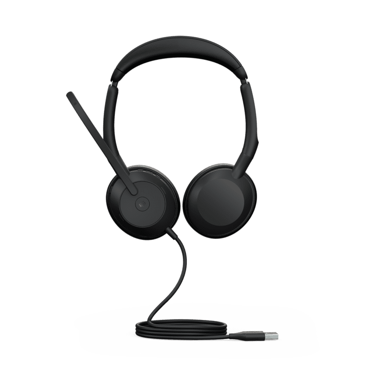 Audífonos Jabra Evolve2 50 USB-C USB-A UC Stereo Negro