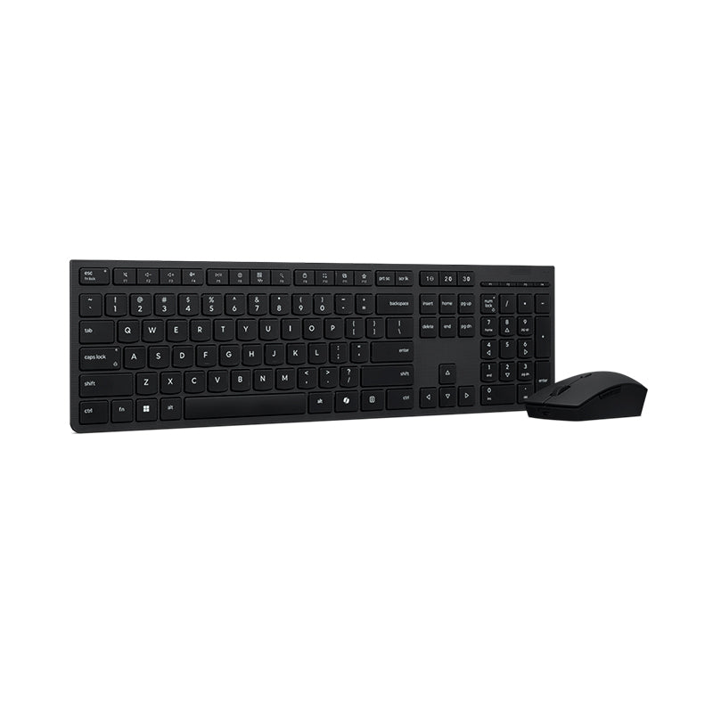 Teclado y Mouse Inalámbricos Lenovo 4X31R64337 Recargables Bluetooth + 2.4G Español Latino
