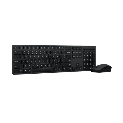 Teclado y Mouse Inalámbricos Lenovo 4X31R64337 Recargables Bluetooth + 2.4G Español Latino