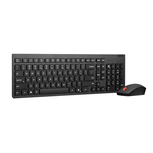 Kit Teclado y Mouse Inalámbricos Lenovo Essential Combo Gen 2 USB Negro Español LA