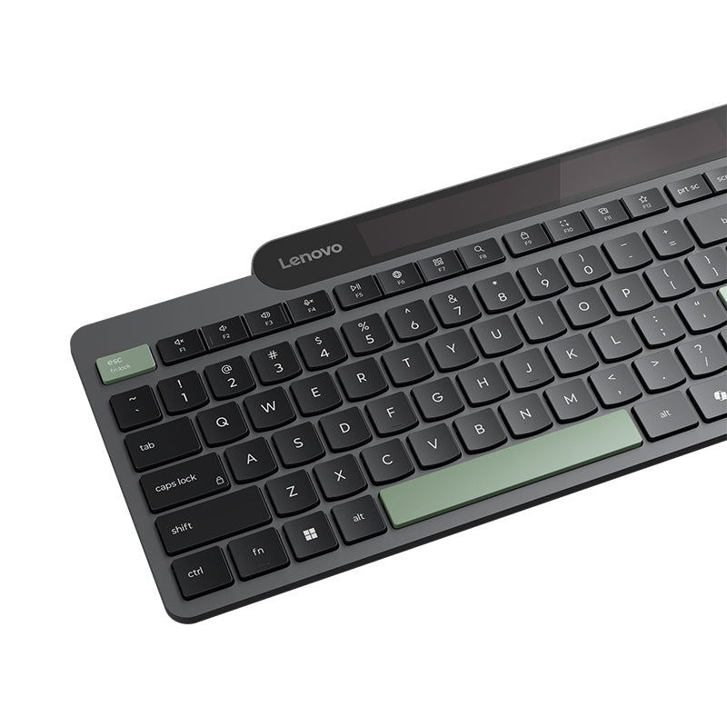 Teclado Lenovo Bluetooth Autorrecargable Español LA 171 Inalámbrico Negro