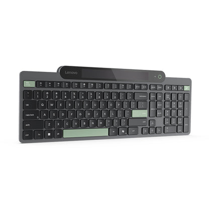 Teclado Lenovo Bluetooth Autorrecargable Español LA 171 Inalámbrico Negro