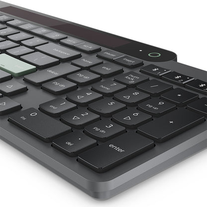 Teclado Lenovo Bluetooth Autorrecargable Español LA 171 Inalámbrico Negro
