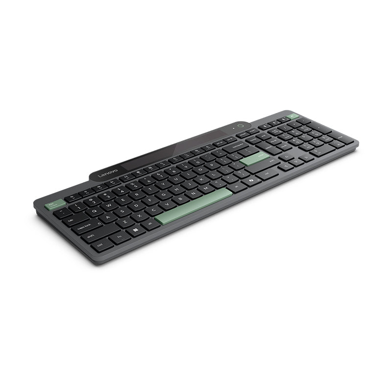Teclado Lenovo Bluetooth Autorrecargable Español LA 171 Inalámbrico Negro