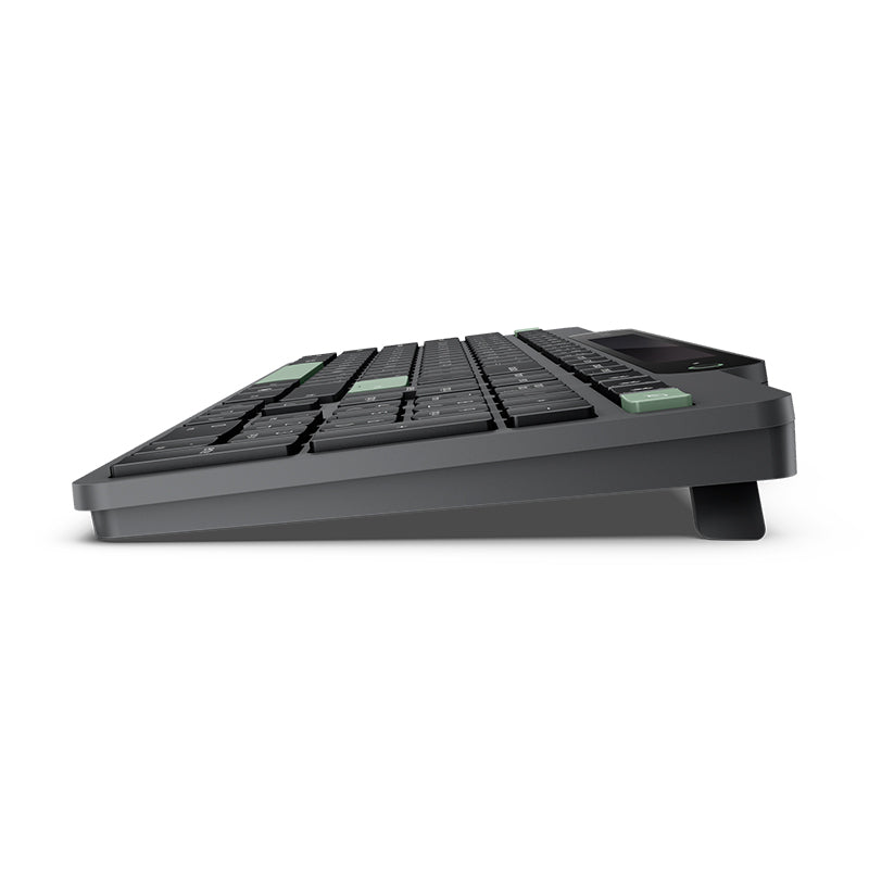 Teclado Lenovo Bluetooth Autorrecargable Español LA 171 Inalámbrico Negro