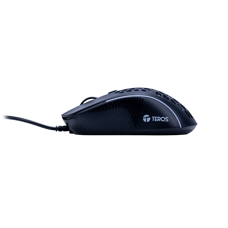 Kit Gamer TEROS TE-5014S 4 en 1 Teclado Mouse Audífonos Mousepad RGB USB