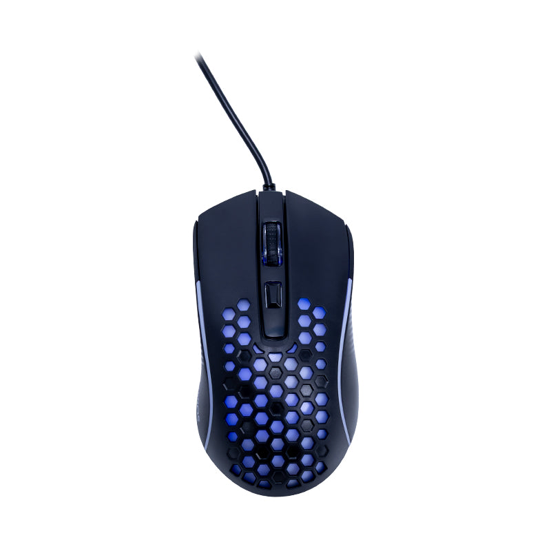 Kit Gamer TEROS TE-5014S 4 en 1 Teclado Mouse Audífonos Mousepad RGB USB
