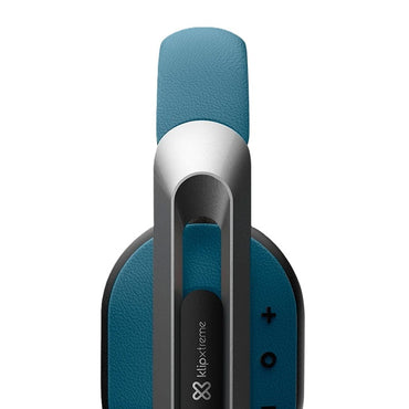 Audífonos Klip Xtreme KWH-750BL Bluetooth 5.0 Azul 40 Horas Wireless