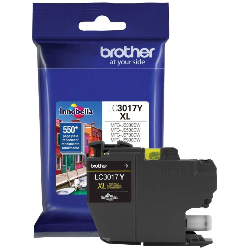Tinta Brother LC3017Y Yellow Original 550 Páginas para MFC-J5330DW MFC-J6730DW