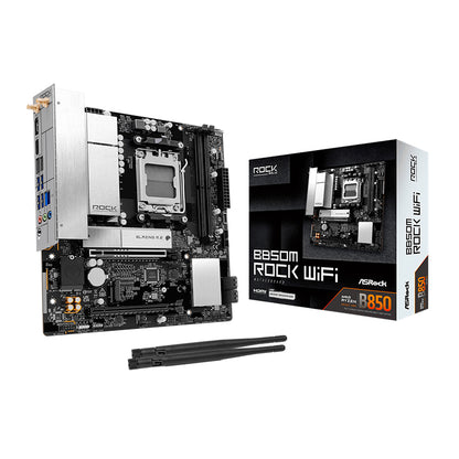 Motherboard ASRock B850M Rock WiFi AMD B850 AM5 DDR5 WiFi 6E mATX