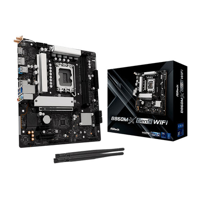 Motherboard ASRock B860M-X Gen5 WiFi Intel B860 LGA1851 DDR5 WiFi 6E mATX