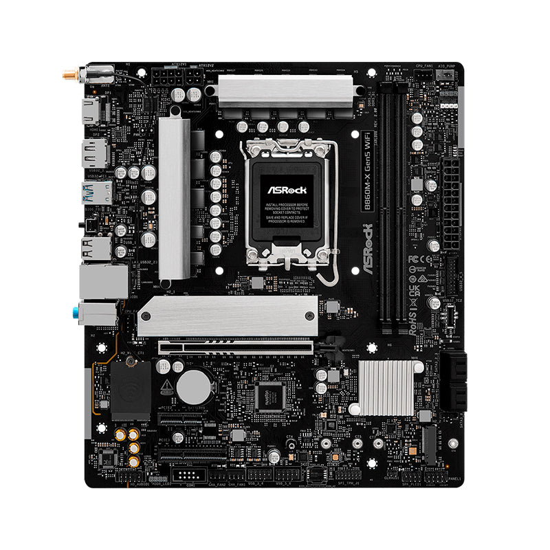 Motherboard ASRock B860M-X Gen5 WiFi Intel B860 LGA1851 DDR5 WiFi 6E mATX
