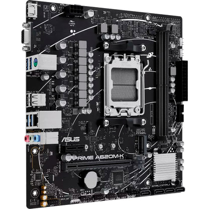 Placa Madre ASUS PRIME A620M-K AM5 DDR5 AMD A620 PCIe 4.0 M.2 Micro ATX