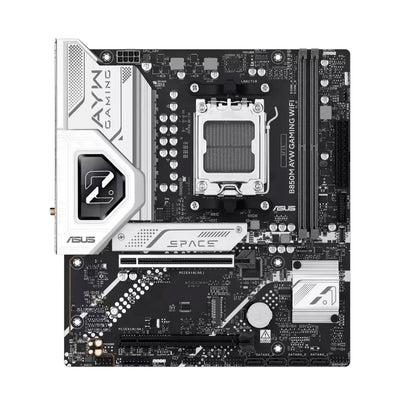 Placa Madre ASUS B850M AYW GAMING WIFI AMD B850 AM5 DDR5 Wi-Fi 6 PCIe 5.0 Micro ATX