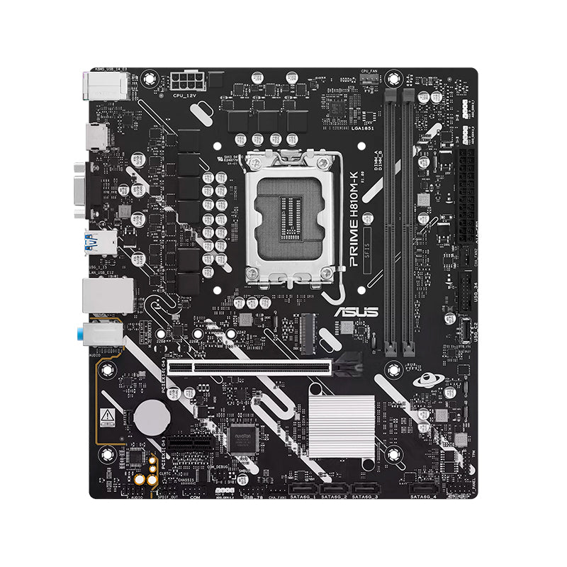 Placa Madre ASUS PRIME H810M-K LGA1851 DDR5 Micro-ATX Intel H810 VGA HDMI DisplayPort