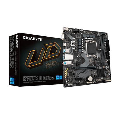 Motherboard Gigabyte B760M H DDR4 Intel B760 LGA1700 mATX DDR4