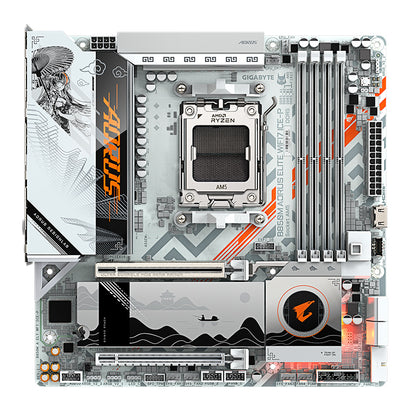 Motherboard Gigabyte B850M EAGLE WIFI6E ICE AMD B850 AM5 DDR5 mATX WiFi 6E 2.5GbE PCIe 5.0
