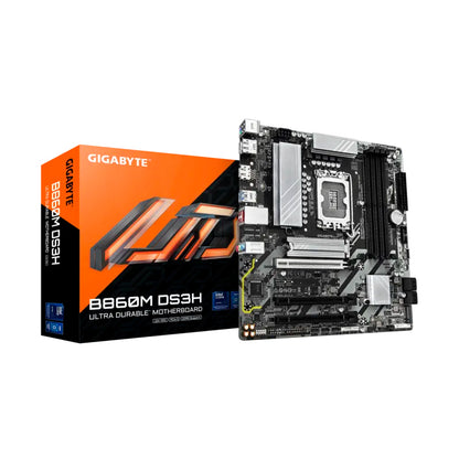 Motherboard Gigabyte B860M DS3H Intel B860 LGA1851 mATX DDR5 HDMI DP