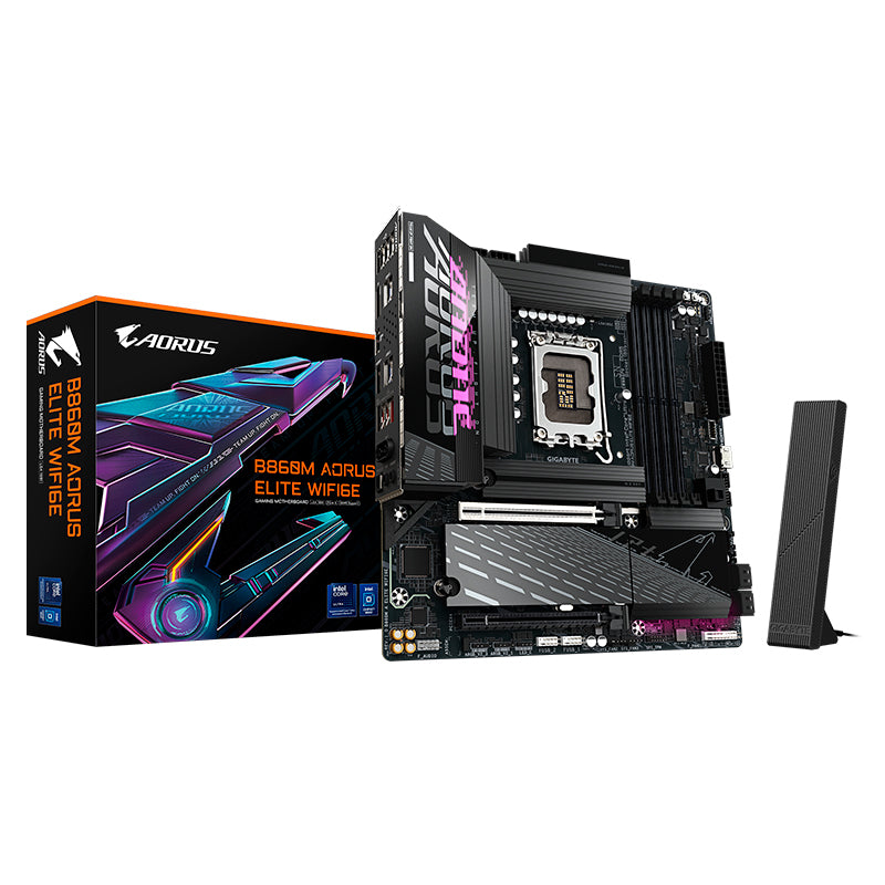 Motherboard Gigabyte B860M AORUS ELITE WIFI6E Intel B860 LGA1851 DDR5 mATX