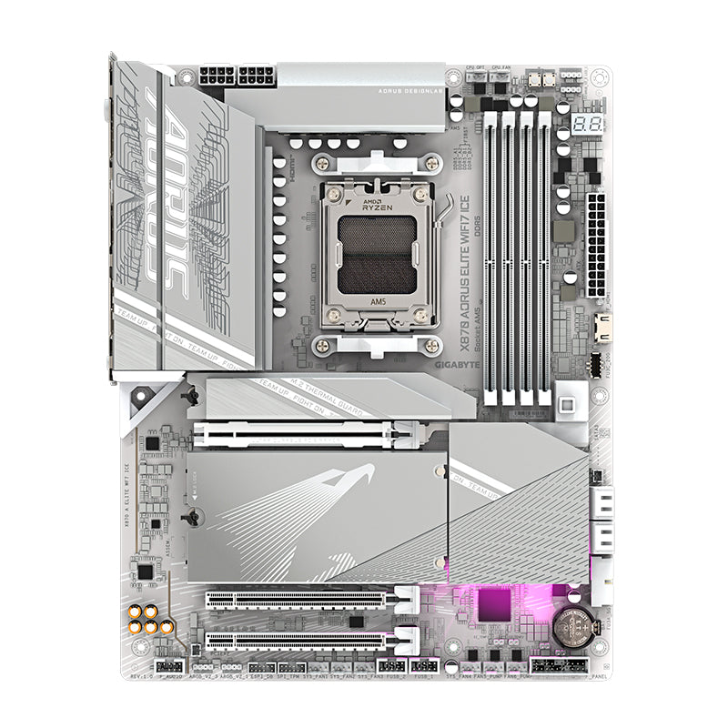 Motherboard Gigabyte X870E AORUS ELITE WIFI7 AMD X870E AM5 DDR5 ATX WiFi 7 USB4 PCIe 5.0