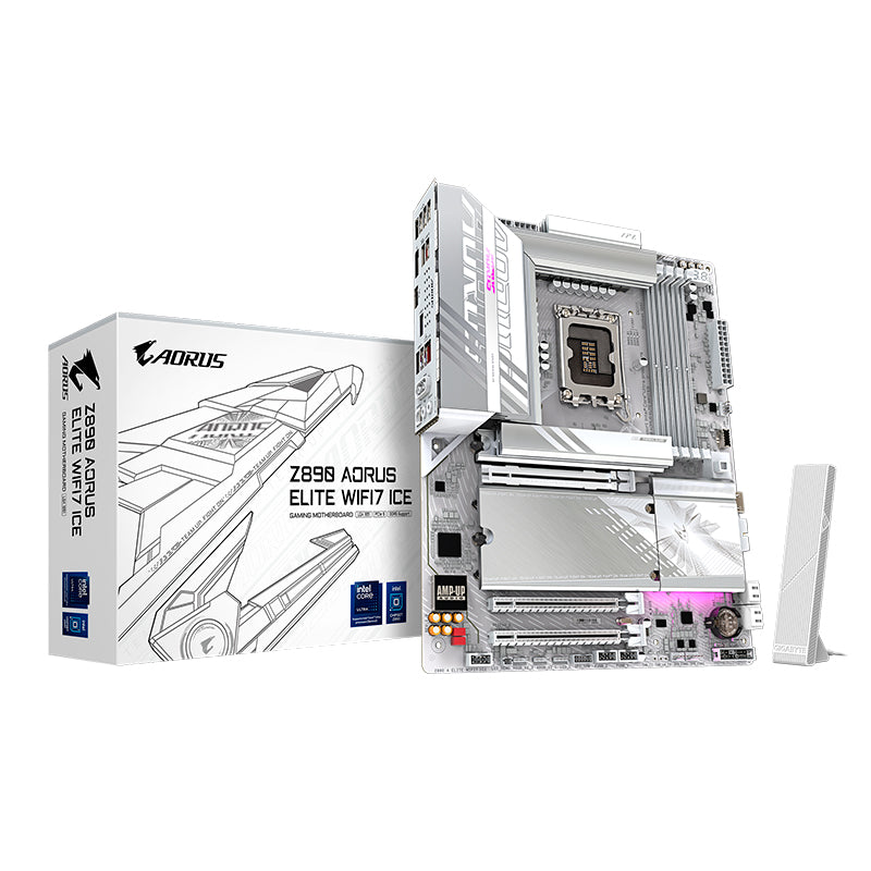 Motherboard Gigabyte Z890 A ELITE WF7 ICE Intel Z890 LGA1851 DDR5 WiFi 7 ATX PCIe 5.0