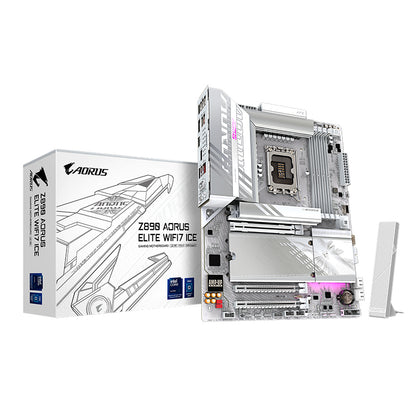 Motherboard Gigabyte Z890 A ELITE WF7 ICE Intel Z890 LGA1851 DDR5 WiFi 7 ATX PCIe 5.0