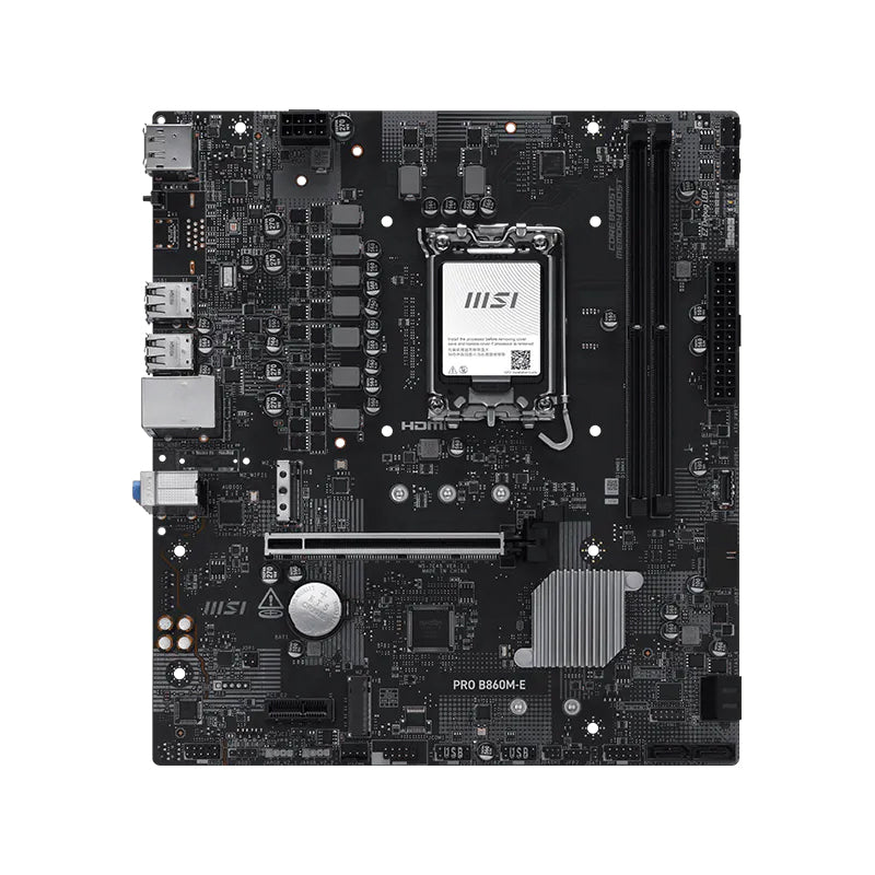 Motherboard MSI PRO B860M-E Intel B860 LGA1851 DDR5 HDMI DP mATX