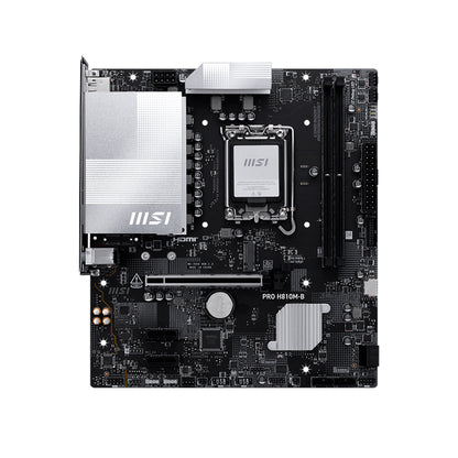 Motherboard MSI PRO H810M-B Intel H810 LGA1851 DDR5 HDMI DP mATX 2.5GbE