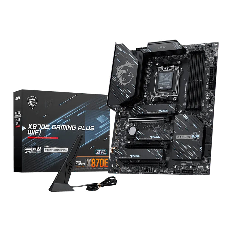 Motherboard MSI X870E GAMING PLUS WIFI AMD X870E AM5 DDR5 WiFi 7 ATX