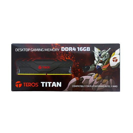 MEMORIA RAM TEROS TITAN 16GB DDR4 3200MHZ PC4-25600 NEGRO