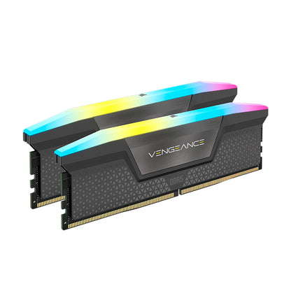Memoria RAM Corsair Vengeance RGB 64GB 2x32GB DDR5 5600MT/s CL40 AMD EXPO Gris