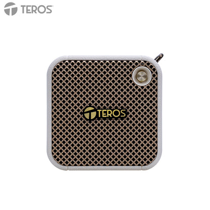 Parlante Inalámbrico TEROS Legacy 6051 Beige Bluetooth 5.3 8W USB TF AUX 1500mAh