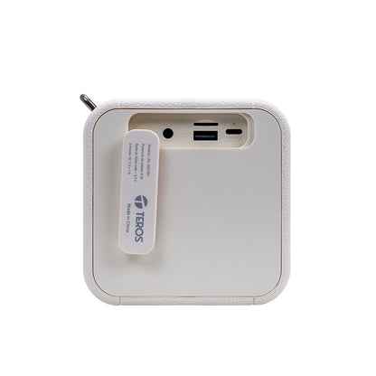 Parlante Inalámbrico TEROS Legacy 6051 Beige Bluetooth 5.3 8W USB TF AUX 1500mAh