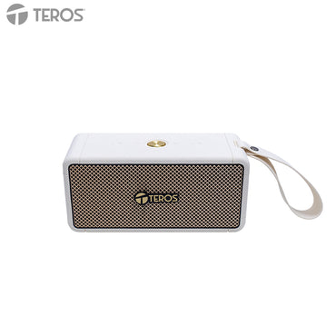 Parlante Inalámbrico TEROS Legacy 6052 Beige Bluetooth 5.3 40W USB TF AUX 4000mAh
