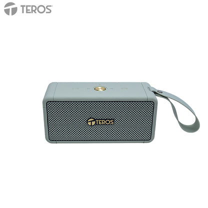 Parlante Inalámbrico TEROS Legacy 6052 Verde Bluetooth 5.3 40W USB TF AUX 4000mAh