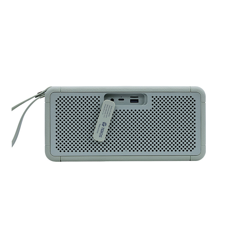 Parlante Inalámbrico TEROS Legacy 6052 Verde Bluetooth 5.3 40W USB TF AUX 4000mAh