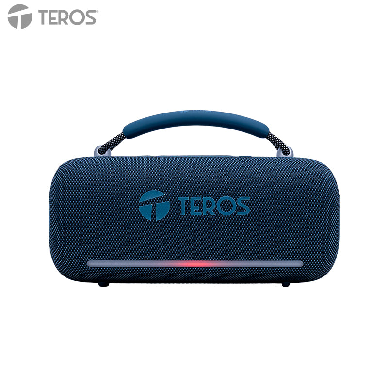 Parlante Inalámbrico Teros Vibe VB-6049BL 60W Bluetooth 5.3 RGB 4000mAh Azul