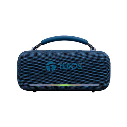 Parlante Inalámbrico Teros Vibe VB-6049BL 60W Bluetooth 5.3 RGB 4000mAh Azul