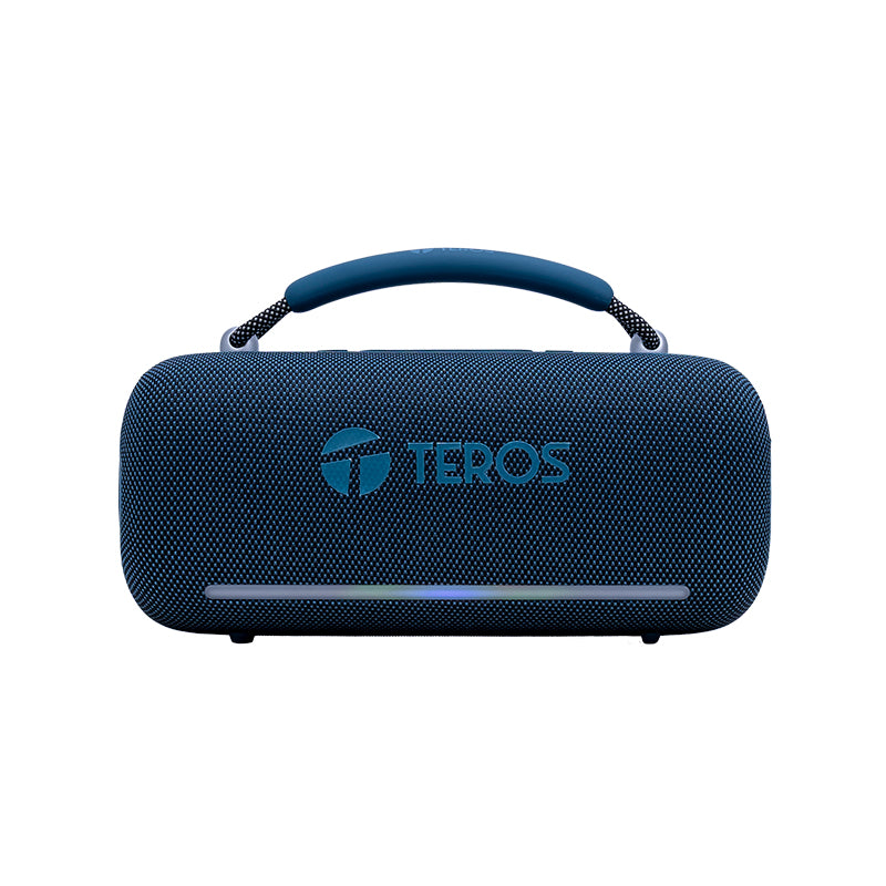 Parlante Inalámbrico Teros Vibe VB-6049BL 60W Bluetooth 5.3 RGB 4000mAh Azul