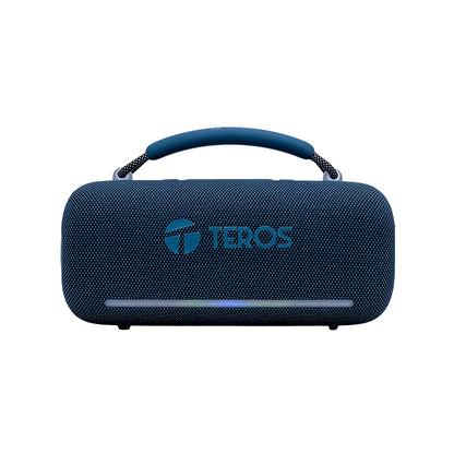 Parlante Inalámbrico Teros Vibe VB-6049BL 60W Bluetooth 5.3 RGB 4000mAh Azul