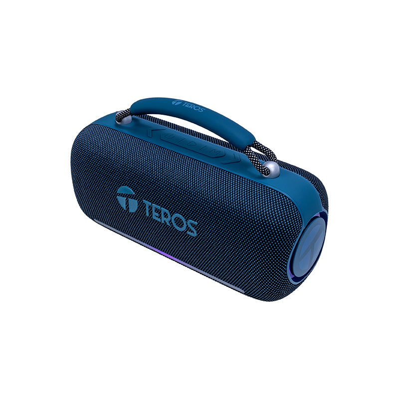 Parlante Inalámbrico Teros Vibe VB-6049BL 60W Bluetooth 5.3 RGB 4000mAh Azul