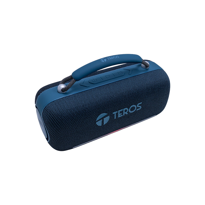 Parlante Inalámbrico Teros Vibe VB-6049BL 60W Bluetooth 5.3 RGB 4000mAh Azul