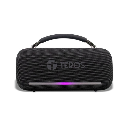 Parlante Inalámbrico Teros Vibes VB-6049BLK 60W Bluetooth 5.3 RGB USB Negro