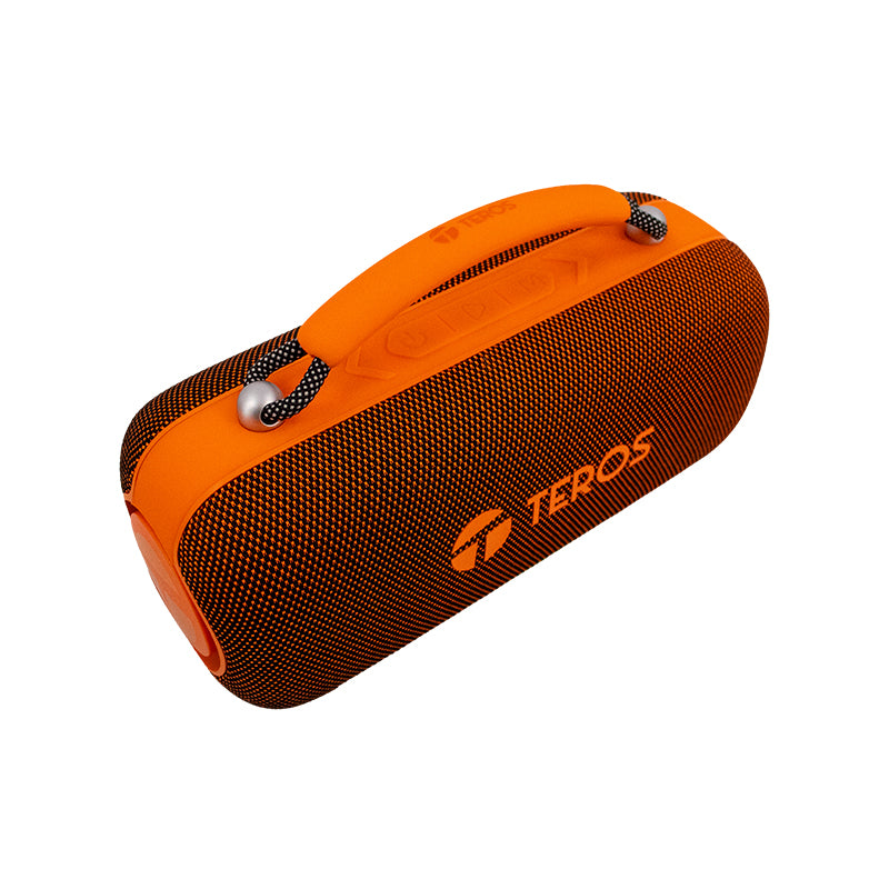 Parlante Inalámbrico Teros Vibes VB-6049 60W Bluetooth 5.3 RGB USB Orange