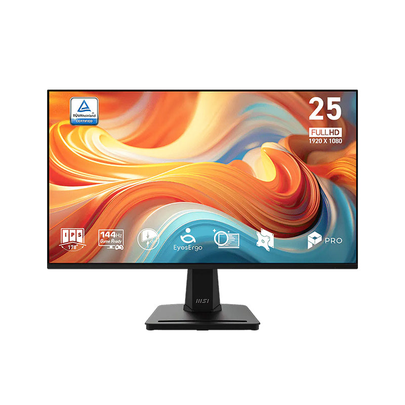 Monitor Gaming MSI PRO MP251 E14L 24.5" FHD IPS 144Hz HDMI VGA