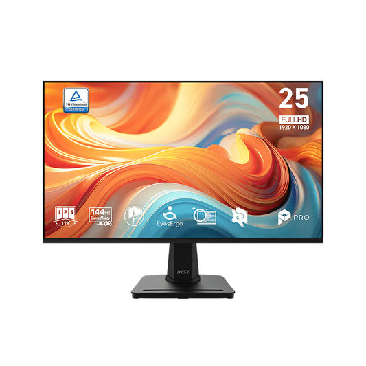 Monitor Gaming MSI PRO MP251 E14L 24.5" FHD IPS 144Hz HDMI VGA