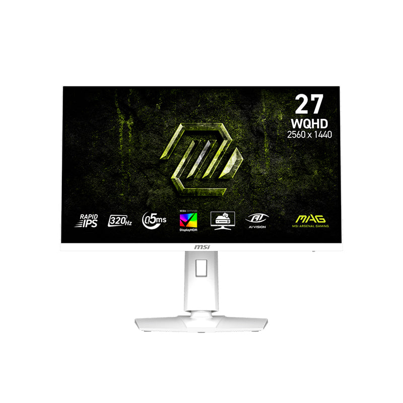Monitor Gamer MSI MAG 274QRFW X32 27” WQHD Fast IPS 320Hz 0.5ms HDMI DP