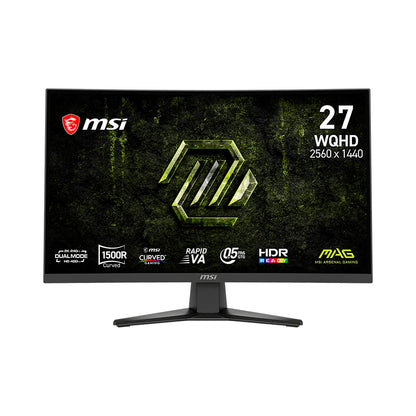 Monitor Curvo MSI MAG 275CQDF X24 27" WQHD Rapid VA 240Hz Dual Mode 400Hz 0.5ms FreeSync